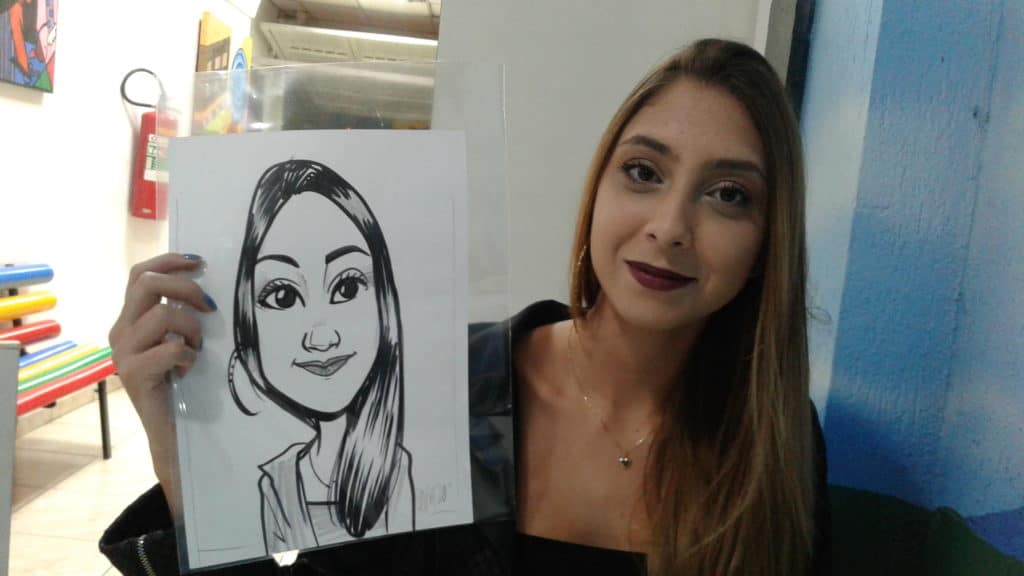 caricatura em papel 2