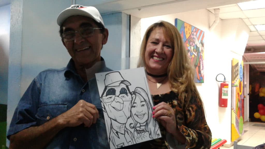 caricatura em papel 3