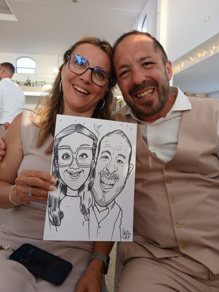 Caricatura em Casamento Portugal