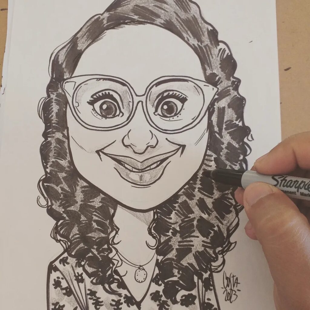 Caricatura em Papel